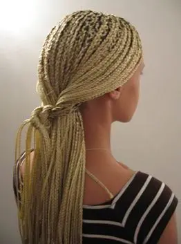 Плетение афрокос из натуральных волос