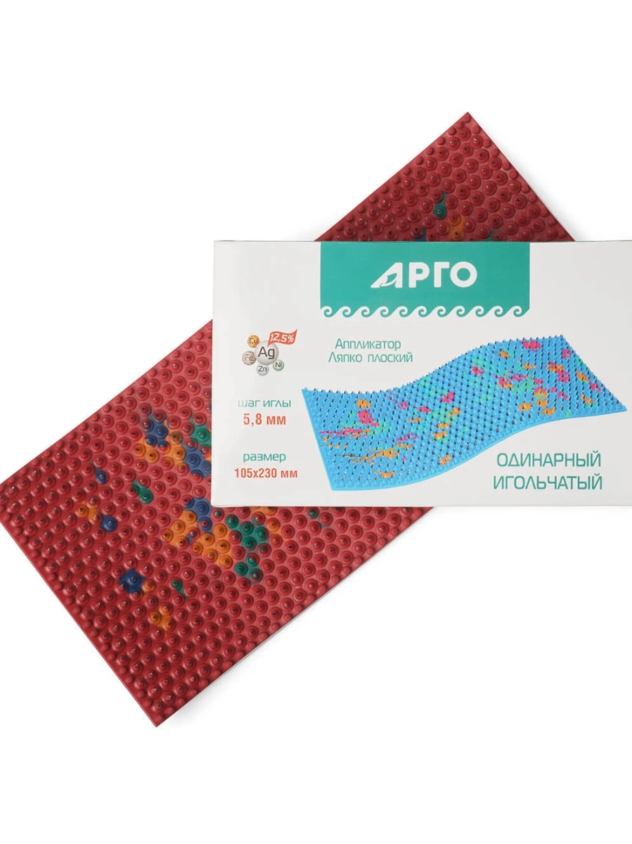 Аппликатор Ляпко «Одинарный» (шаг игл 5,8 мм; размер 105 х 230 мм)
