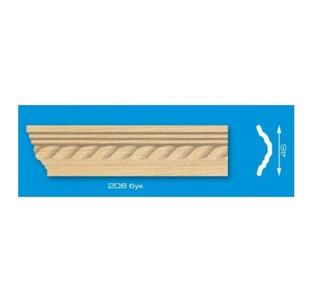 Фото для Плинтус потолочный 2м 206