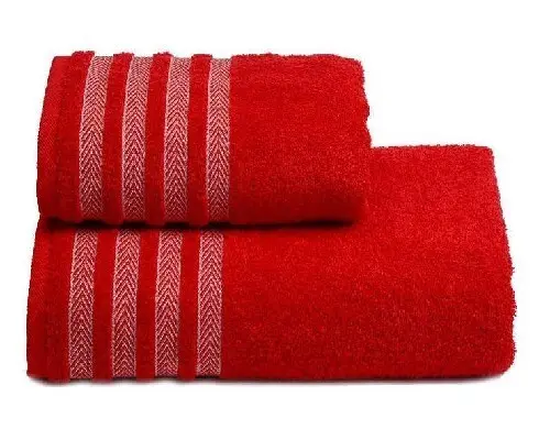 Махровое полотенце Zefiro 50х90 см, 3-391 красный