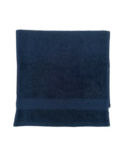 Полотенце махровое 50х90 "Маруся" темно-синий