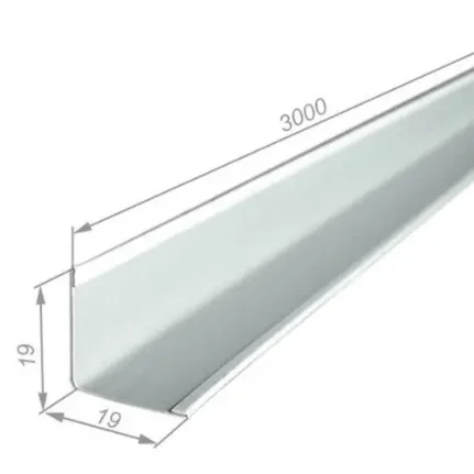 Фото для Угол пристенный для потолка подвесного 19х19х3000 мм