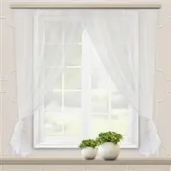 Фото для Комплект штор для кухни Witerra Дуэт 500х180 см, цвет белый