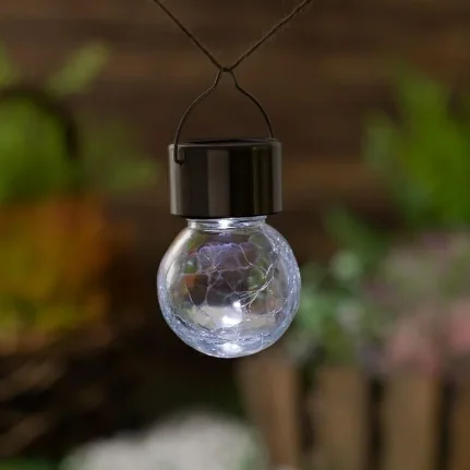 Фото для Садовый светильник на солнечной батарее «Лампочка», 7 ? 9 ? 7 см, 1 LED, свечение белое