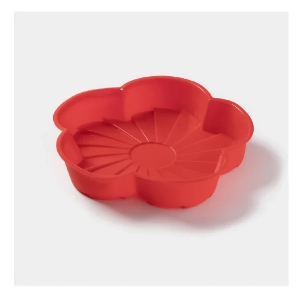 Фото для Форма для выпечки«Цветок», силикон, 20х20х4см