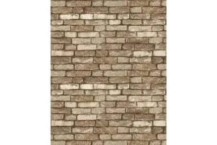 Фото для Обои Авангард Bricko 45-195-03 1,06х10,0 5м коричневый, виниловые на флизелиновой основе