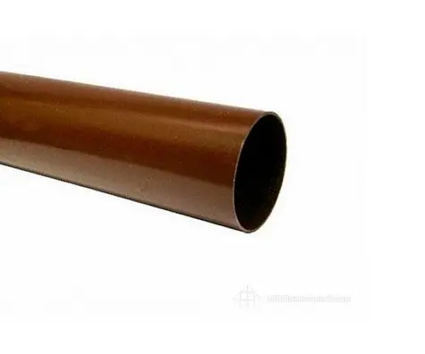 Труба водосточная 90 мм 3м,коричневая Ruplast