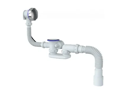Фото для S102 - сифон-автомат для ванны и глубокого поддона