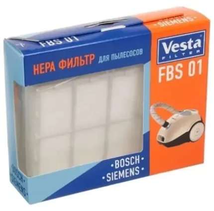 HEPA фильтр Vesta filter FBS01 для пылесосов, 1 шт.