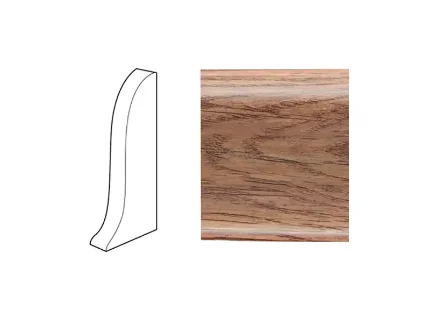 Фото для Заглушка для плинтуса 856 Дуб элит 58 мм правая