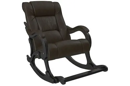Кресло-качалка Модель 77, венге, кожзам Vegas Lite Amber