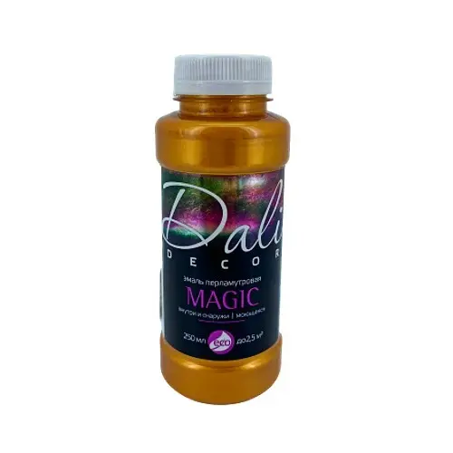 Эмаль акриловая Dali Decor Magic перламутровая медь 0,25л