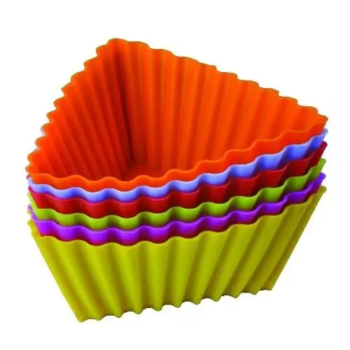 Набор форм для выпечки "Тарталетки треугольные" 8х3,5 см. Silicone 93-SI-S-17.3