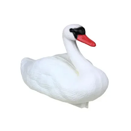 Фото для Фигура садовая Лебедь, пластик 34х19х24 см, 162-187