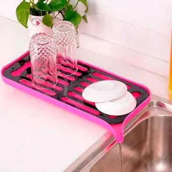 Подставка-сушилка для посуды с режимом слива воды, SM-KT003