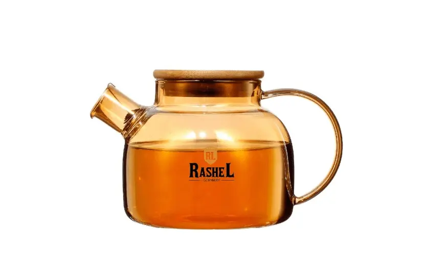 Чайник заварочный RASHEL R8352, боросиликатное стекло, 0.5л