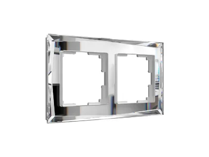 Рамка Werkel на 2 поста зеркальный WL08-Frame-02