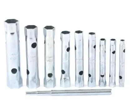 Фото для Набор торцевых ключей-трубок SPARTA 6 - 22 мм, вороток, оцинкованные, 9 шт 137525