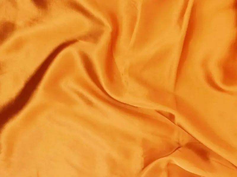 Портьера h=2.95 LN00225 Атлас , цвет темно-оранжевый