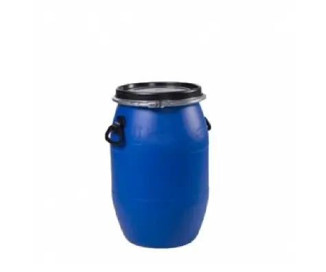 Пластиковая бочка 65 литров синяя