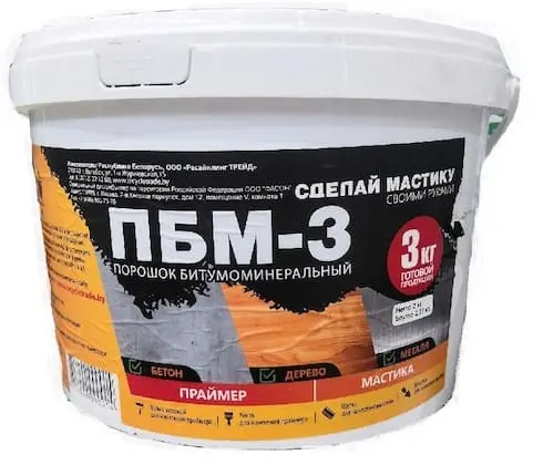 Порошок битумноминеральный 3,25л ПБМ-3