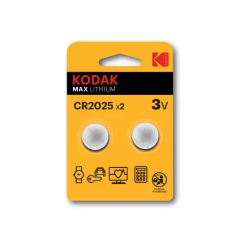 Батарейка Kodak MAX CR2025 BL2 Lithium 3V