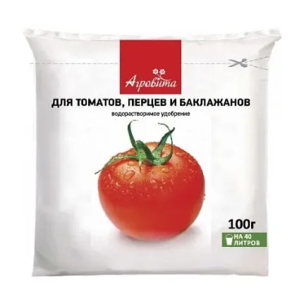 Агровита Для томатов, перцев и баклажанов 100гр Нов-Агро
