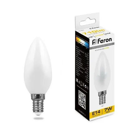 Фото для Лампа светодиодная Feron LB-570 Свеча E14 9W 4000K