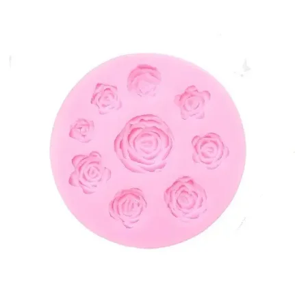 Фото для Молд силиконовый «Круговорот роз», 9,5 см, 1057228