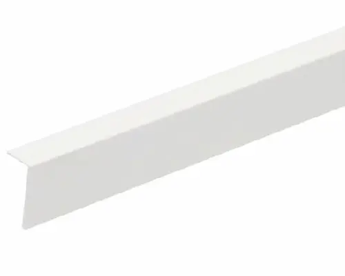 Угол ПВХ арочный 10х20 мм 2,7 м Белый