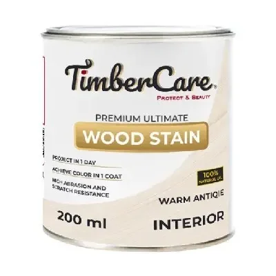Фото для Масло тонирующее TimberCare Wood Stain 0,2л античный белый 350003