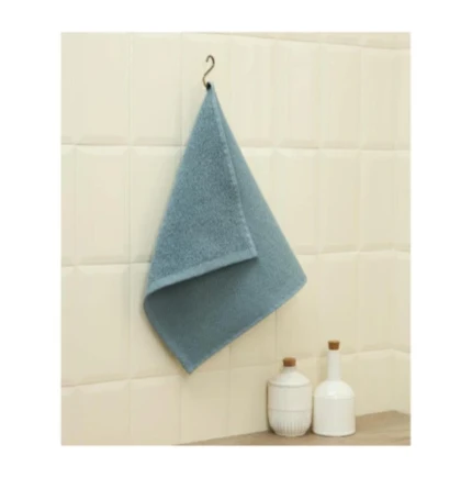 Фото для Полотенце Fine Line махрово-вафельное 40х55см, синий