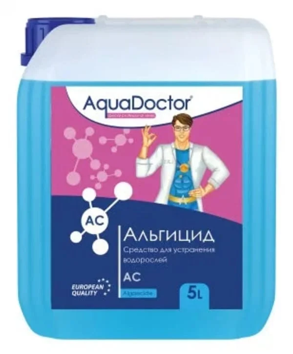 Альгицид AquaDoctor AC концентрированный, не пенящийся, быстродействующий, 10 л
