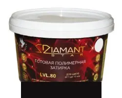 Смесь затирочная «DIAMANT STAR» LVL.80 2 кг черный, полимерная