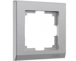 Рамка Werkel на 1 пост серебряный WL04-Frame-01