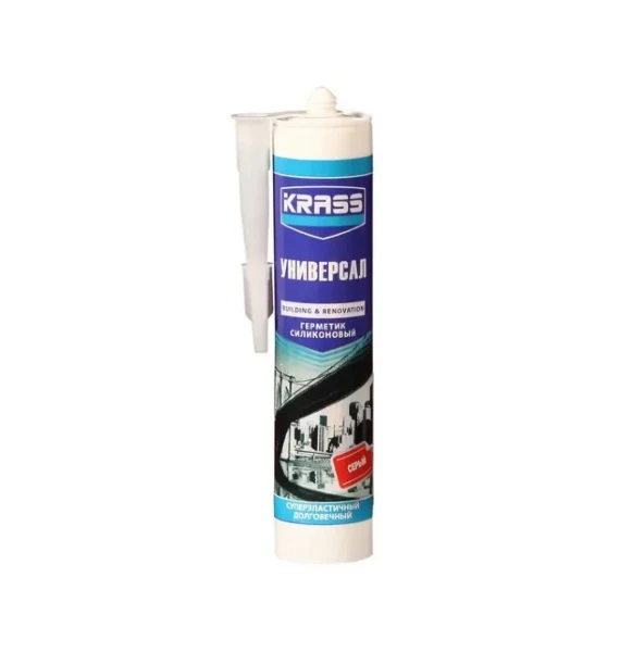 Фото для Герметик 300мл Красс силикон универс черный