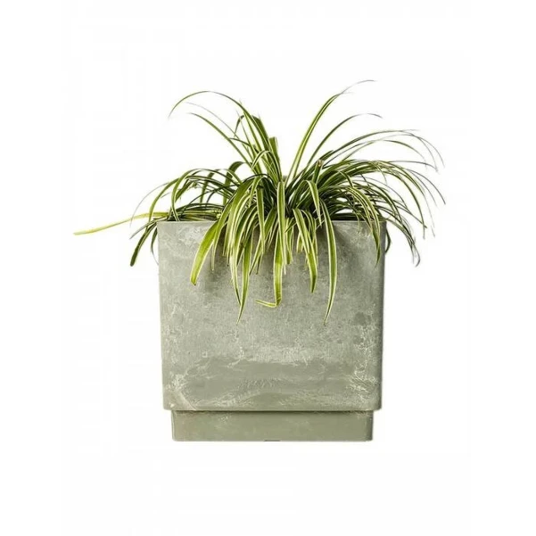 Фото для Горшок 6,5л с дренажным вкладышем, светлый древесный уголь