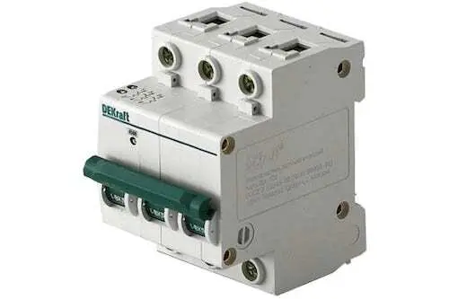 Автоматический выключатель DEKraft ВА101-3P-016A-C 11078DEK
