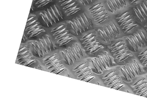 Лист алюминиевый рифленый Квинтет 1,5х1200х600 АМГ2Н2