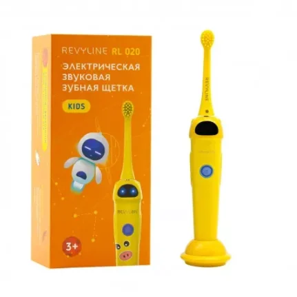 Revyline RL 020 Kids электрическая звуковая зубная щётка, желтая 5384