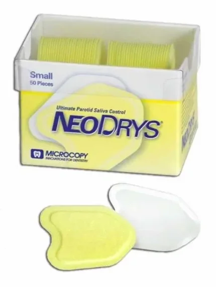 Фото для Прокладки абсорбирующие стоматологические «Neo Drys» (желтые) (Dru tips/Драй-типсы), Microcopy