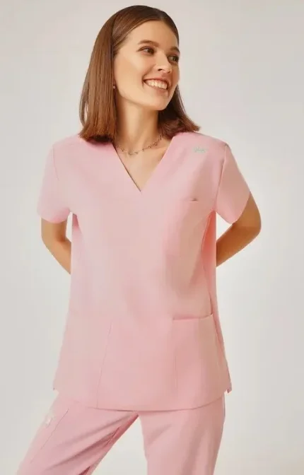 Фото для Блуза женская "Сухарева" (Докс, нет принта, розовый конфетный, размер 44, рост 170) SUH-3