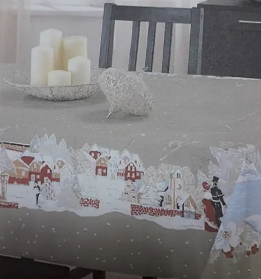 Итальянские скатерти с новогодней тематикой