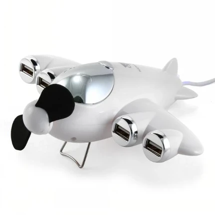 Фото для Концентратор USB 2.0 4 порта, Konoos UK-39 аэроплан, блистер