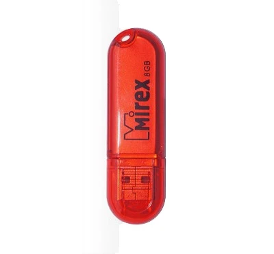 Фото для Флеш диск 8GB USB 2.0 Mirex CANDY RED (ecopack)