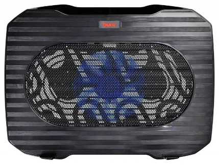 Фото для Панель для охлаждения ноутбука Buro BU-LCP156-B114 15.6"357x265x33мм 1xUSB 1x 140ммFAN 345г металлическая сетка/пластик черная