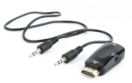 Фото для Переходник HDMI-VGA Cablexpert A-HDMI-VGA-02 19M/15F, Jack3.5 аудиовыход