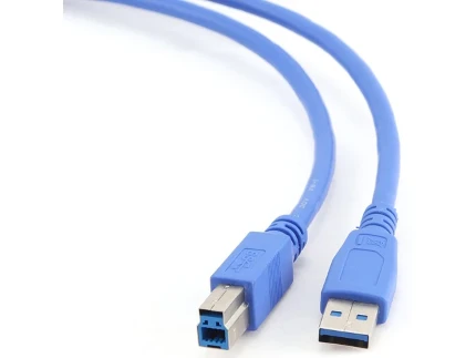 Фото для Кабель USB 3.0 Cablexpert Pro CCP-USB3-AMBM-10, AM/BM, 3 м, позол.конт., синий, пакет