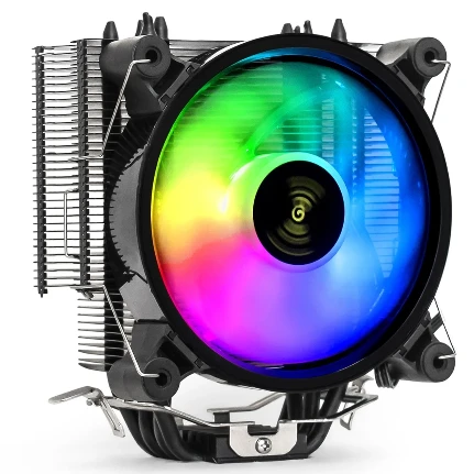 Фото для Вентилятор проц. Socket\x3A 1700/1200/115x/775/AM4/AM3+ ExeGate Dark Magic EXX400V2-PWM.RGB TDP\x3A 140Вт., PWM, 4pin, об/м\x3A 