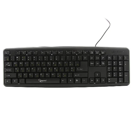 Фото для Клавиатура Gembird KB-8320U-BL, черный, USB, 104 клавиши